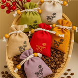 Túi Hạt Cà Phê 100% Arabica chất lượng - Túi Thơm Cam Quế Rosemary | Đặc sản Đà Lạt