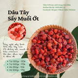 Dâu Tây Sấy Muối Ớt | 250-300-400-500 | Đặc sản Đà Lạt