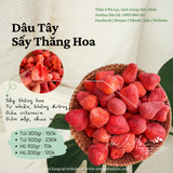 Dâu Tây Sấy Thăng Hoa | 200-300-500 | Đặc sản Đà Lạt