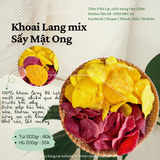 Khoai Lang Sấy Mật Ong mix 2 loại (vàng + tím) | 200-500 | Đặc sản Đà Lạt