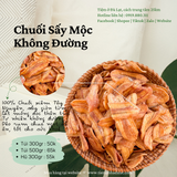 Chuối Sấy Mộc Không Đường | 300-500 | Đặc sản Đà Lạt