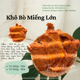 Khô Bò Miếng Lớn | 300-500 | Đặc sản Đà Lạt