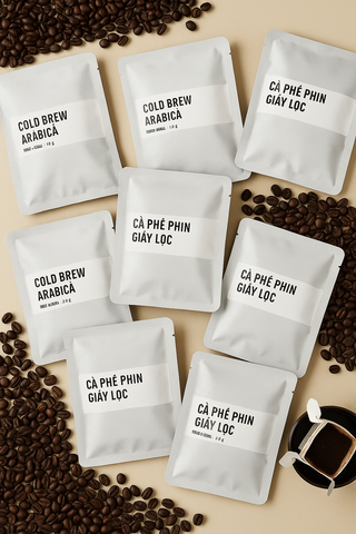 Cà Phê Phin Giấy Lọc - Nguyên chất Rang mộc | Đặc sản Đà Lạt