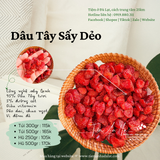 Dâu Tây Sấy Dẻo [sấy lạnh] | 250-300-400-500 | Đặc sản Đà Lạt