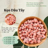 Kẹo Dâu Tây chua ngọt | 250-300-500 | Đặc sản Đà Lạt