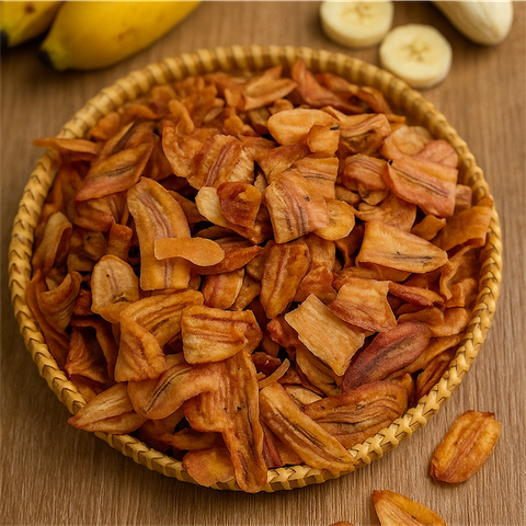 chuối sấy không đường