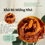 Khô Bò Miếng nhỏ | 300-500gr | Đặc sản Đà Lạt