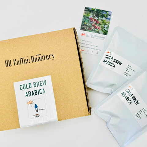 Cà Phê Cold Brew Arabica Túi Lọc [ Hộp 8 túi - 20Gr/Túi ]