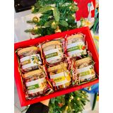 Quà Tết 2026 - Set Hộp Quà Xuân 6 món hũ tròn - 3 món hũ cao | Đặc sản Đà Lạt