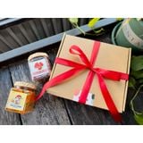 Quà Tết 2026 - Set Hộp Giấy 6 món hũ vuông nắp cài - nắp kính | Đặc sản Đà Lạt