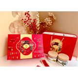 Quà Tết 2026 - Set Hộp Quà Xuân 6 món hũ tròn - 3 món hũ cao | Đặc sản Đà Lạt
