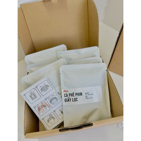 Cà Phê Phin Giấy Lọc - Nguyên chất Rang mộc | Đặc sản Đà Lạt