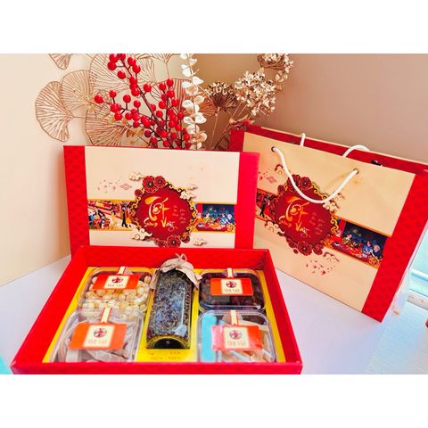 Quà Tết 2025 - Set Hộp mica 5 món [tuỳ chọn đủ 4 món - Trà có sẵn] | Đặc sản Đà Lạt
