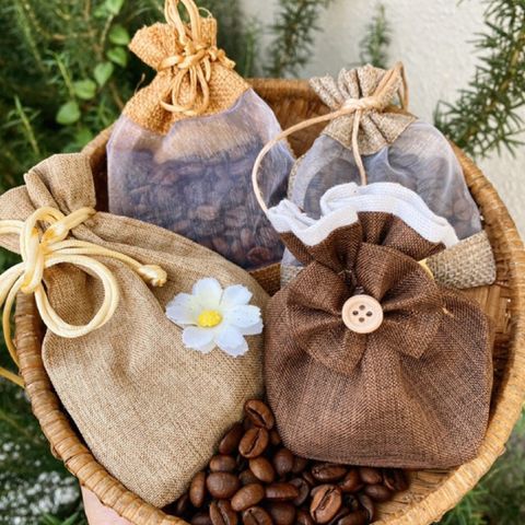 Túi Hạt Cà Phê 100% Arabica chất lượng - Túi Thơm Cam Quế Rosemary | Đặc sản Đà Lạt