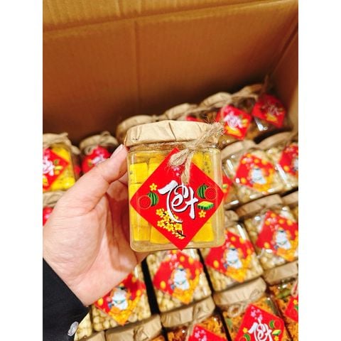 Tết 2025 - Mứt Tết đóng hũ vuông size nhỏ 300ml | Đặc sản Đà Lạt