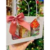 Quà Tết 2026 - Set Túi Quà trắng 3 món hũ vuông | Đặc sản Đà Lạt