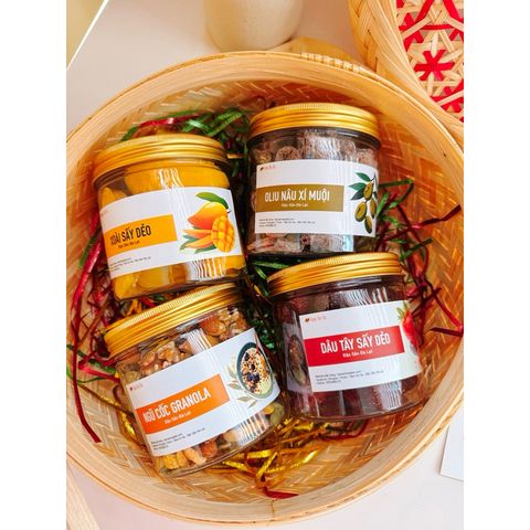 Tết 2025 - Mứt Tết đóng hũ tròn size 350ml | Đặc sản Đà Lạt