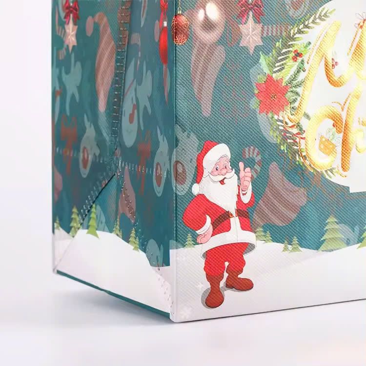  Túi vải không dệt giáng sinh 