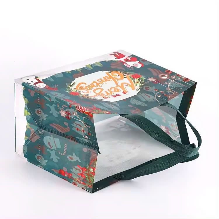  Túi vải không dệt giáng sinh 