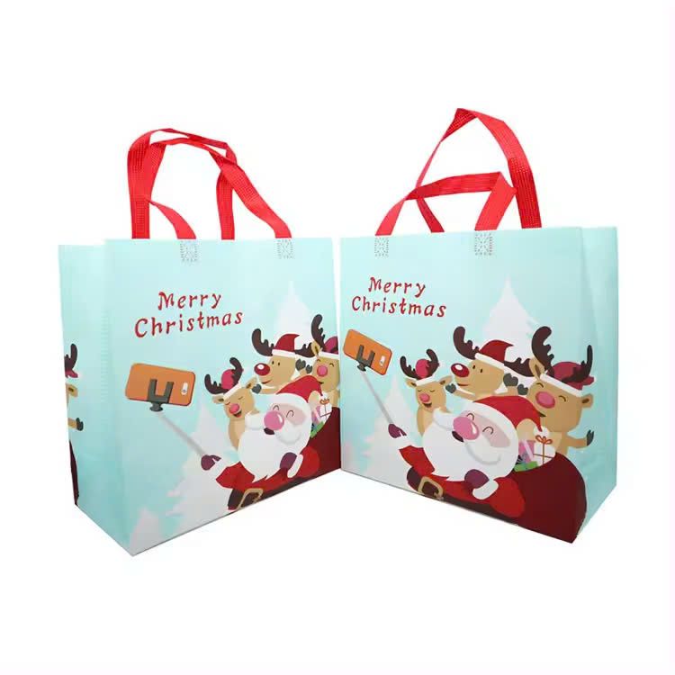  Túi vải không dệt giáng sinh 