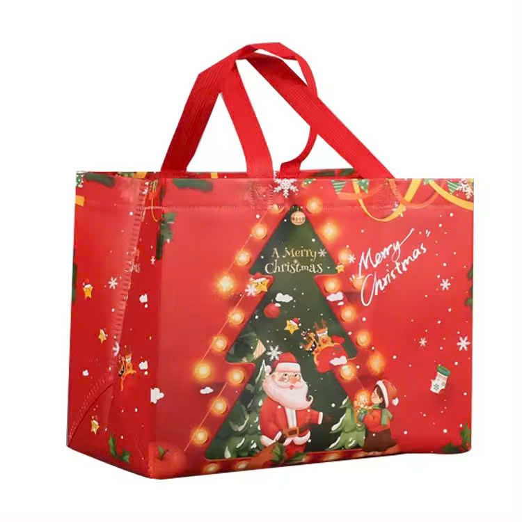  Túi vải không dệt giáng sinh 