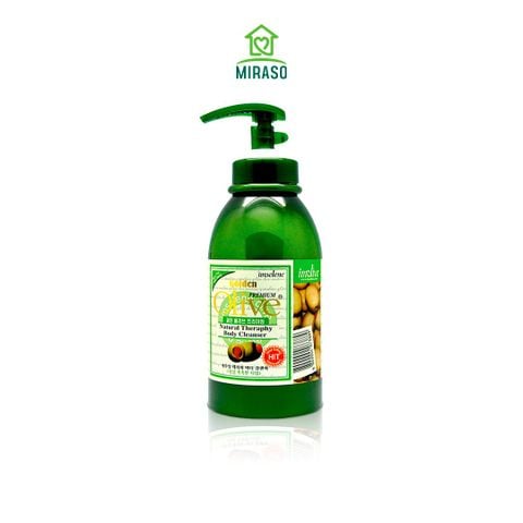 SỮA TẮM THƯ GIẢN IMSELENE GOLDEN PREMIUM OLIVE NATURAL BODY CLEANSER 750ml