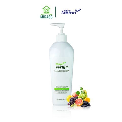Sữa Dưỡng Trắng Da Aroma White Relaxing Body Lotion 480ml