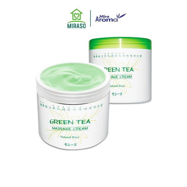 Kem Massage Mira Green Tea Massage Cream Trà Xanh (450g)