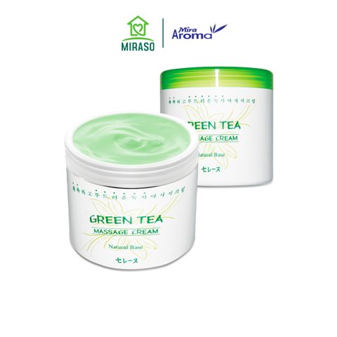 Kem Massage Mira Green Tea Massage Cream Trà Xanh (450g)