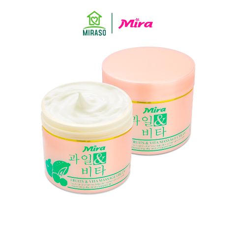 Kem Massage Mira Fruits & Vita Cleansing Cream Hồng (300ml)