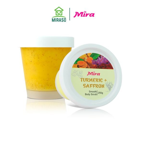 Tẩy Tế Bào Chết Mira Smooth Body Scrub Turmeric & Saffron - Chống Lão Hóa,Se Khít Lỗ Chân Lông