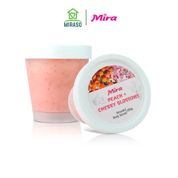 Tẩy Tế Bào Chết Mira Smooth Body Scrub Peach & Cherry Blossoms - Làm Sạch, Sáng Da