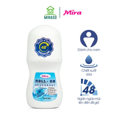 Lăn Khử Mùi Nam/Nữ Mira Anti-Perspirant Deodorant
