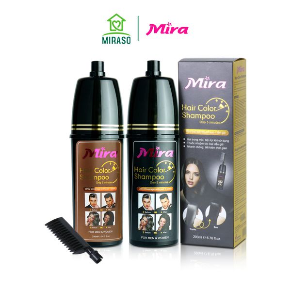 DẦU GỘI NHUỘM TÓC MIRA 200ML A637