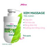 Kem Massage Trà Xanh Mira Green Tea Massage Cream (500g)