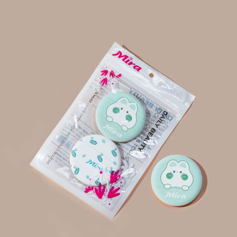 Bông Phấn Ướt Tán Kem Nền Hoạ Tiết Air Cushion Puffs (2 Miếng)