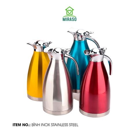 Bình Inox Stainless Steel Coffee Pot Cách Nhiệt 3 Lớp