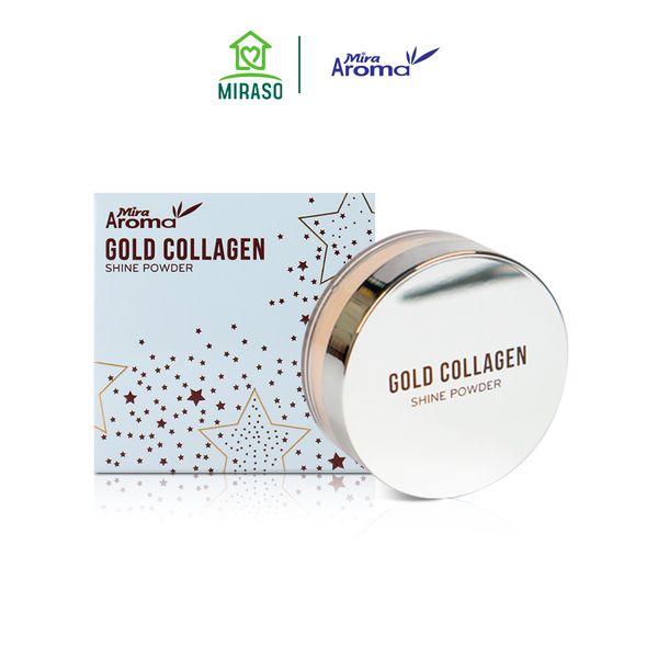 Phấn Phủ Mira Aroma Gold Collagen Shine Powder