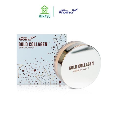 Phấn Phủ Mira Aroma Gold Collagen Shine Powder