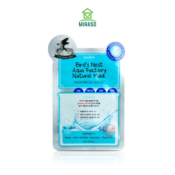 Mặt Nạ Birds Nest Aqua Factory Naturak Mask Sheet