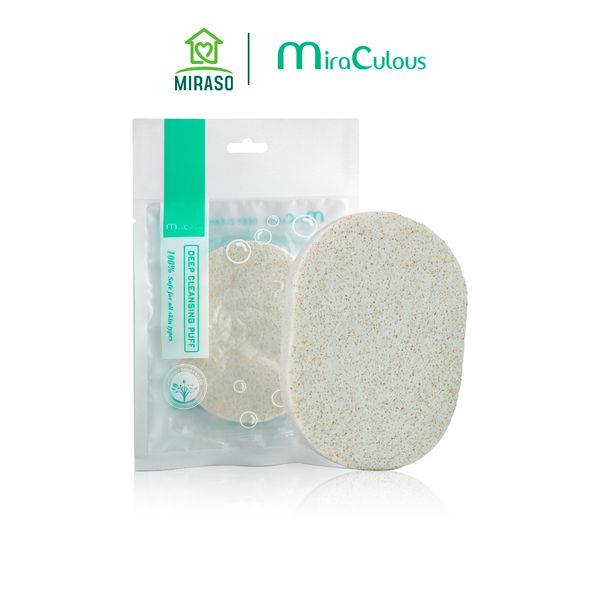 Bông Bọt Biển Rửa Mặt Mira Culous - Trắng