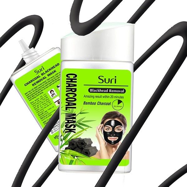 Mặt Nạ Lột Mụn Than Tre Suri Blackhead Removal Bamboo Charcoal Mask