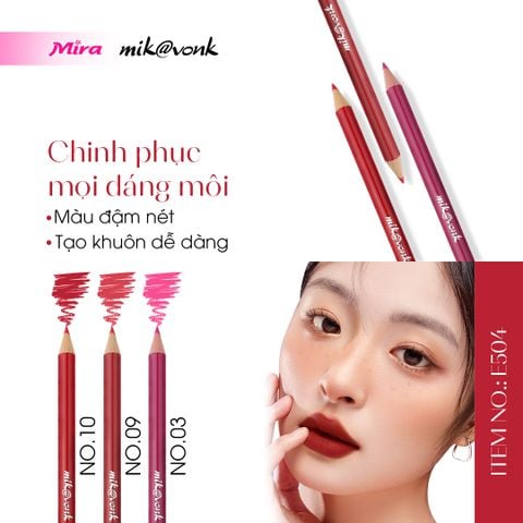 Chì kẻ môi Mik@vonk Professional Lipliner Pencil