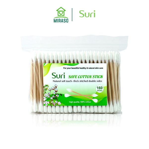 Bông Tăm Suri 160 Que - Đầu Nhọn