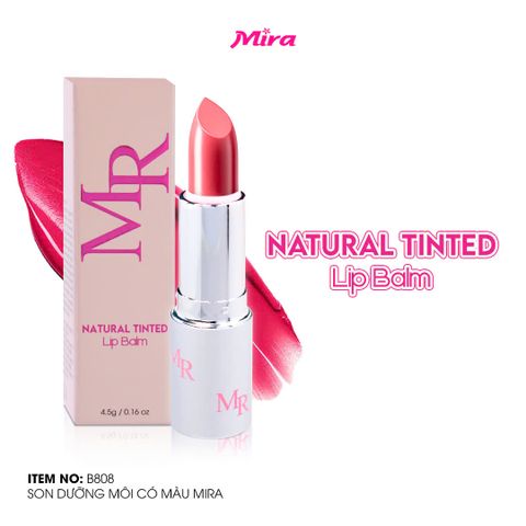Son Thỏi Dưỡng Ẩm Tạo Màu Mira Natural Tinted Lip Balm