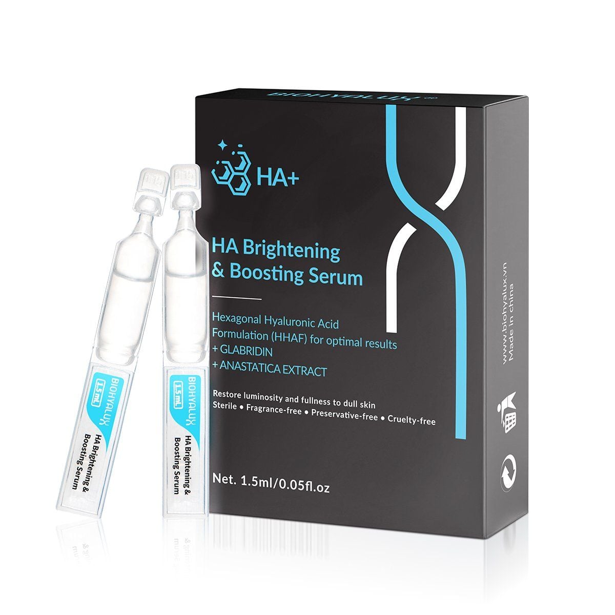  HA BRIGHTENING & BOOSTING SERUM - LÀM SÁNG DA, GIẢM SẮC TỐ MELANIN 