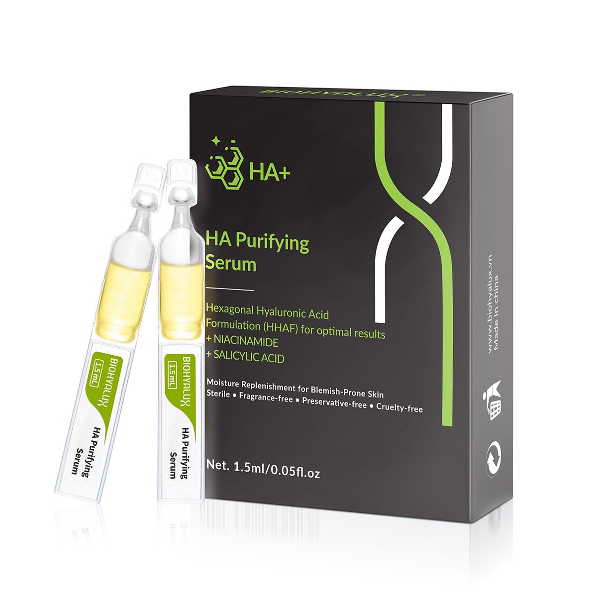  HA PURIFYING SERUM - CẤP ẨM, GIẢM DẦU NHỜN 