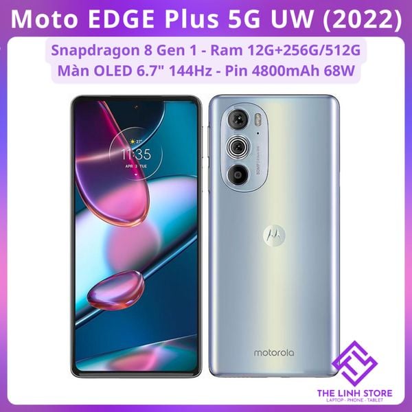 Điện thoại Moto EDGE Plus 5G UW (2022) XT2201 - Snapdragon 8 Gen 1