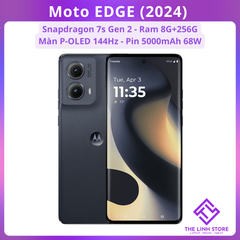 Điện thoại Motorola Moto EDGE (2024) XT2405 - Snapdragon 7s Gen 2 màn P-OLED 144Hz