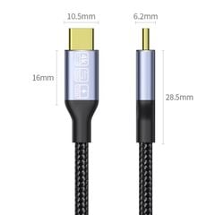 Cáp TypeC to TypeC hỗ trợ xuất hình 4K sạc nhanh 100W PD 20Gbps
